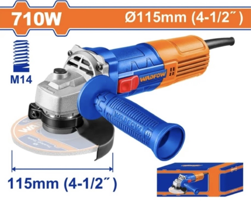 WADFOW ANGLE GRINDER 710W 220V-WAG15761-CHINA