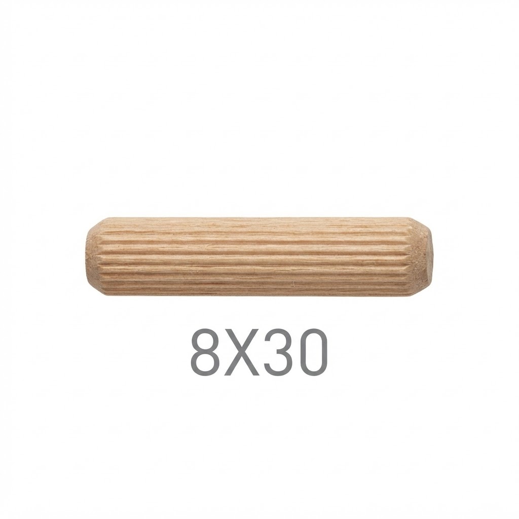WOODEN DOWEL 8X30