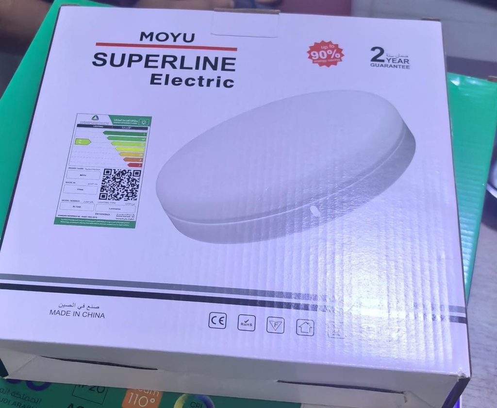 MOYU LED SURFACE PANEL 40W WHITE 110-220V-CHINA/SLTD40