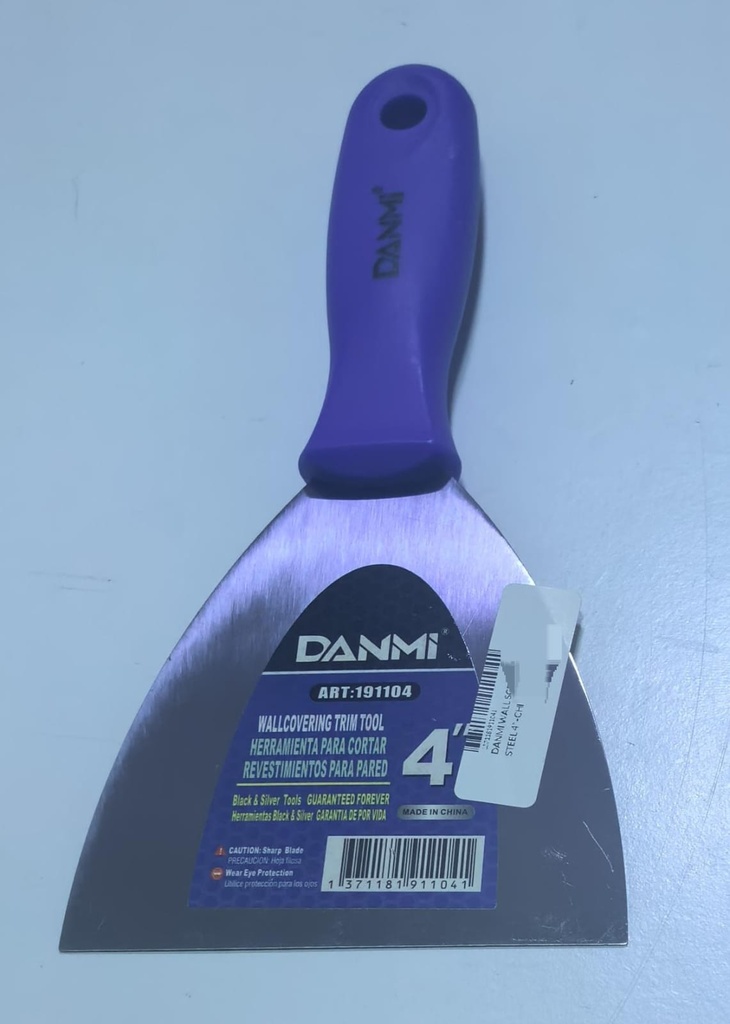 DANMI WALL SCRAPER STEEL 4" -CHINA/191104