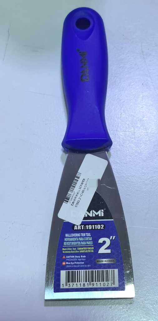 DANMI WALL SCRAPER STEEL 2" -CHINA/191102