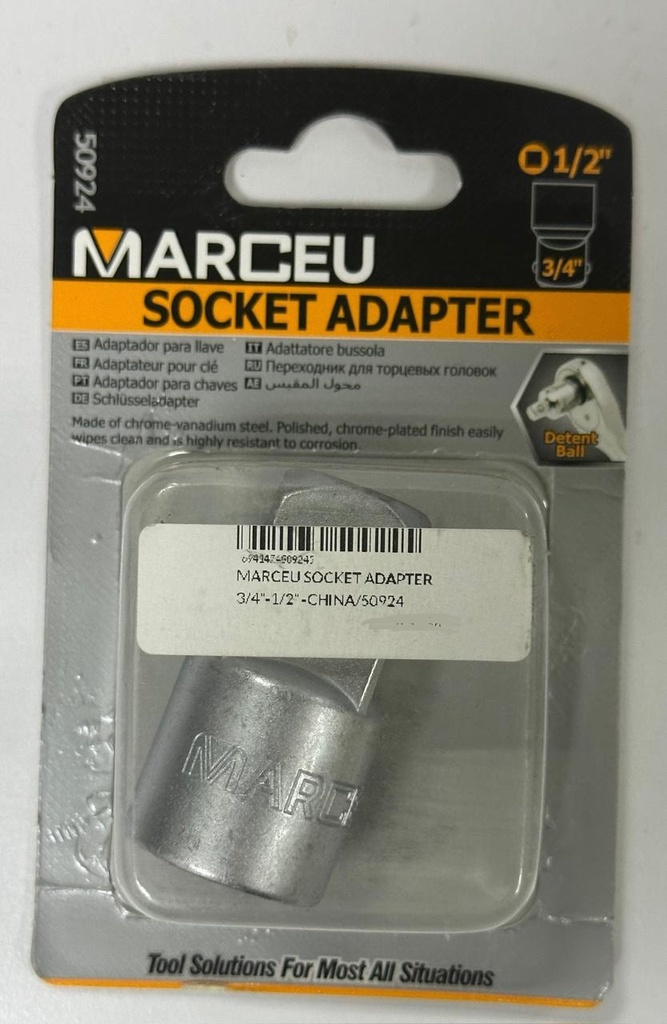 MARCEU SOCKET ADAPTER 3/4"-1/2"  -CHINA/50924