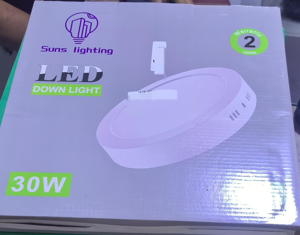 SUN LIGHTING LED DOWNLIGHT 30W 220W WHITE 6500 -DL20W