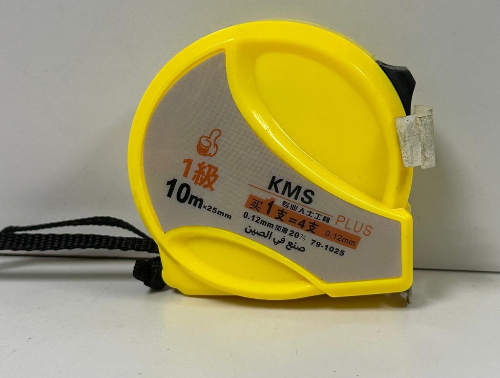 KMS PLUS MEASURING TAPE 10MTRX25MM-TAIWAN/79-1025