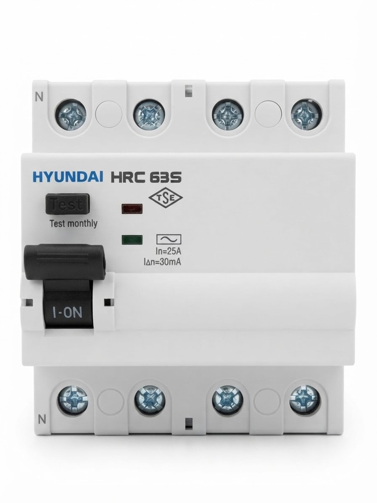 HYUNDAI BREAKER RCCB 25A-30MA 63AF 30MA-KOREA/HRC63S