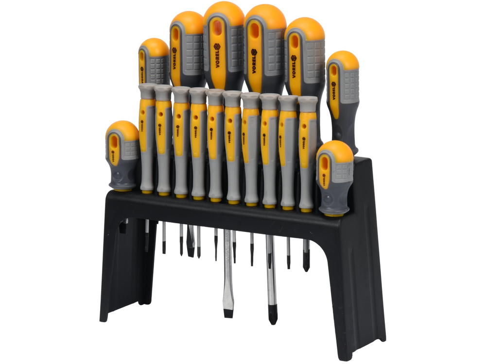 VOREL BY TOYA SCREW DRIVER SET 18PCS (-) (+) (*) -CHINA/60781