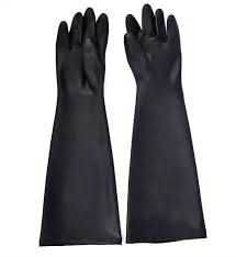 DINGQI RUBBER GLOVES BLACK 100G 31CM-CHINA/93003