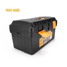 DINGQI TOOL BOX PLASTIC GREY/ORANGE 18"-CHINA/97019