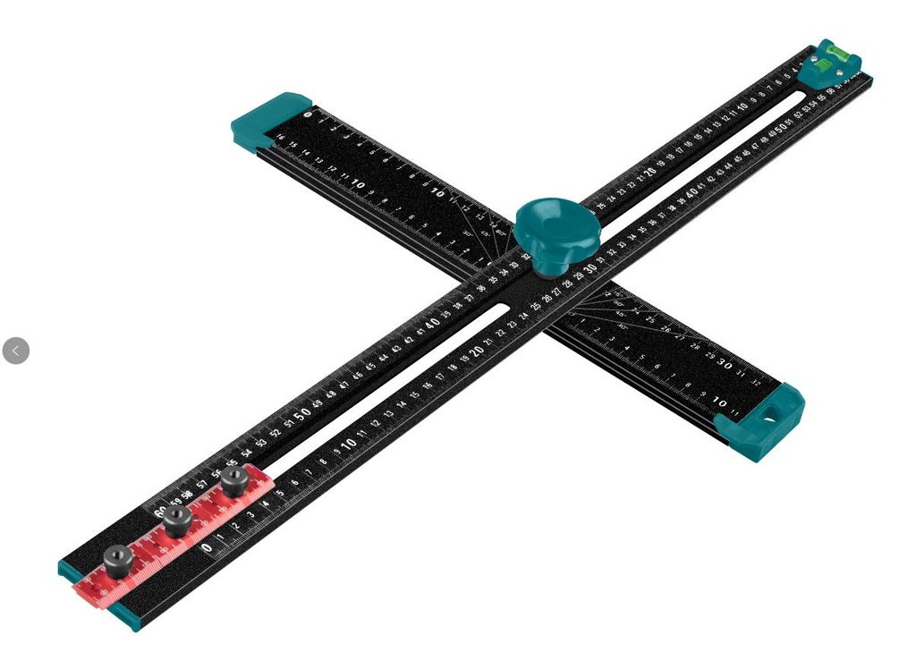 JCTOP T-ANGLE RULER 60CM POSITIONIN PUNCH 3 CPS NO.AI7060
