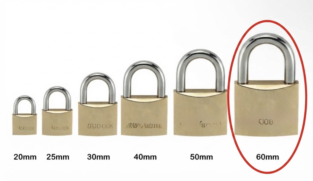 MAXCO BRASS PAD LOCK 60MM-CHINA/M1005