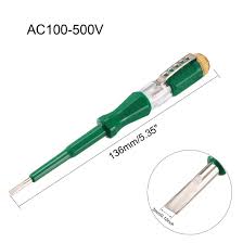 JCTOP ELECTRIC TESTER GREEN BIG 4X180MM AC-100-500V-CHINA/18231