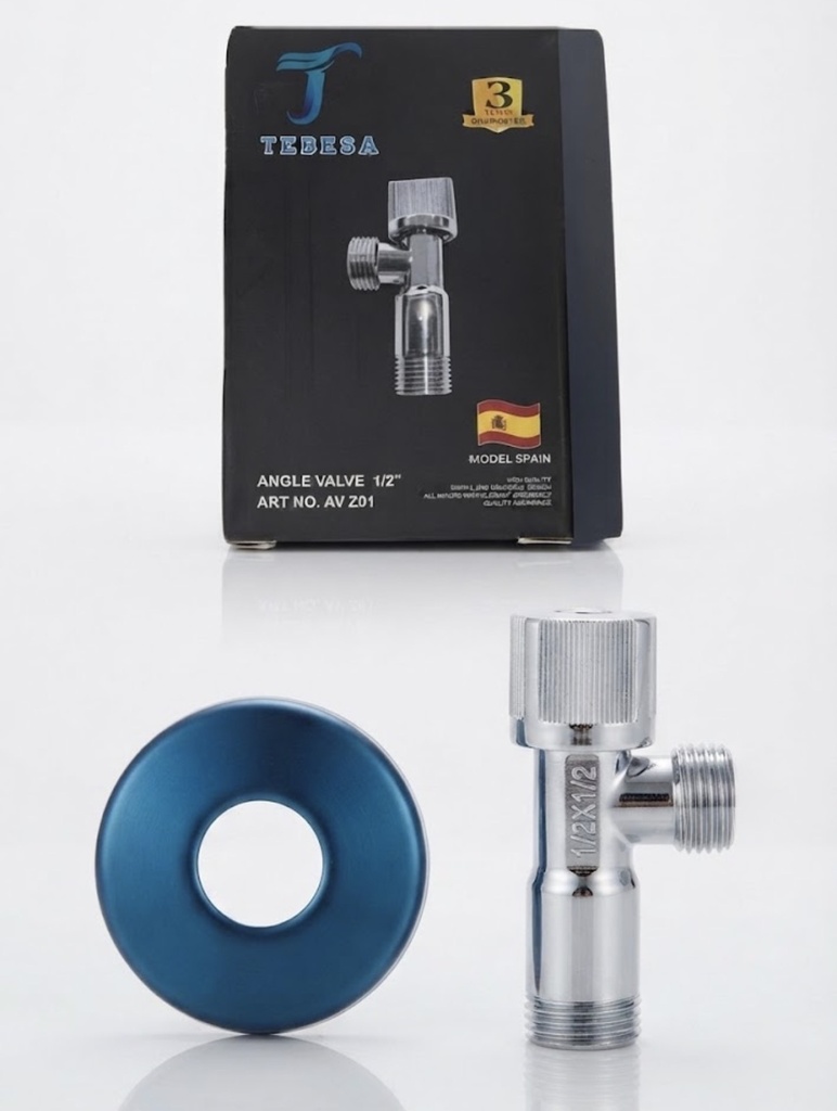 TEBESA ANGLE VALVE 1/2"X1/2" - SAPIN