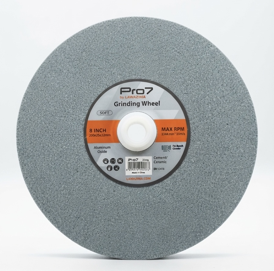 LAWAZIM GRINDING WHEEL SOFT 8"200X20X32MM-CHINA/K20103