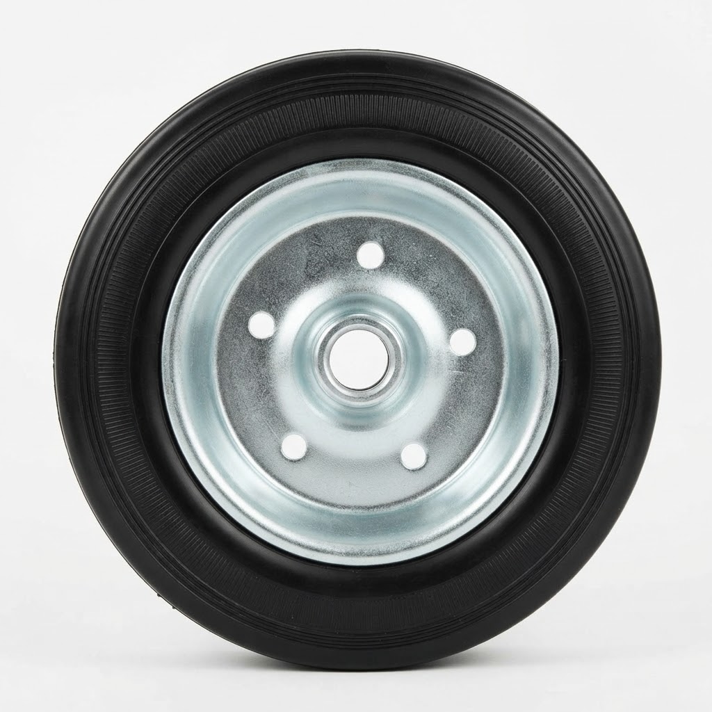 BMB WHEEL BLACK WITHOUT BASE 8" 200/50-100 -CHINA/1088-005
