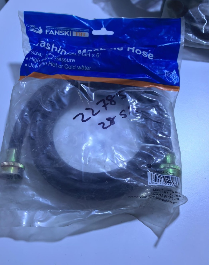 KANA WASHING MACHINE HOSE GRAY 2MTR -CHINA/KA-67501