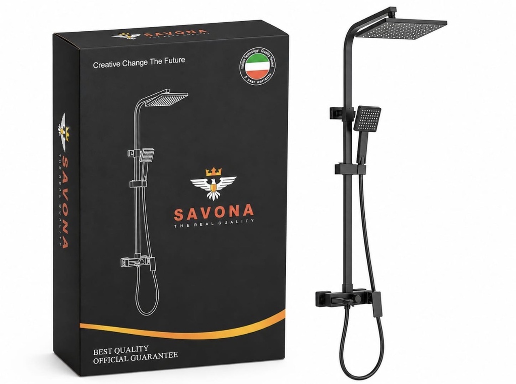 SAVONA SHOWER SET CHROME H/DUTY-CHINA