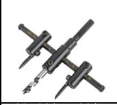 STAR-M ADJUSTABLE CIRCLE CUTTER 300MM-CHINA