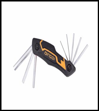 DINGQI FOLDING HEX KEY 8PCS 1.5-8MM-CHINA/17006