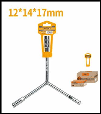 DINGQI T-WRENCH 3 WAY 12X14X17MM-CHINA/AA12604