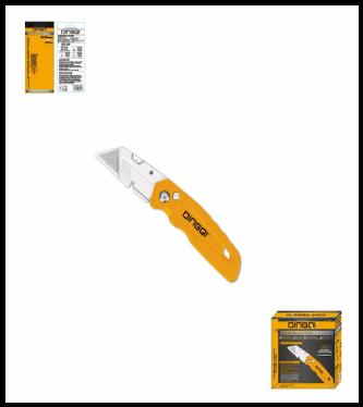DINGQI FOLDING UTILITY KNIFE PLASTIC -CHINA/63109