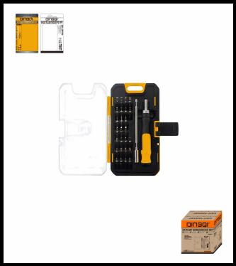 DINGQI 28PCS RATCHET SCREWDRIVER AND BIT SET -CHINA/68628