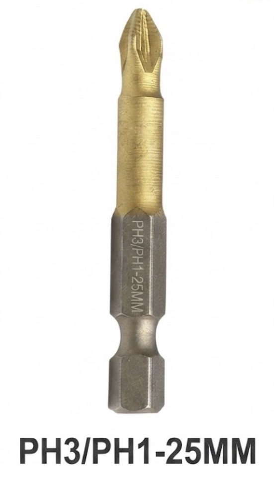 YDS SCREW DRIVER BIT S2 PH3/PH1-25MM + SMALL-CHINA/0181-2