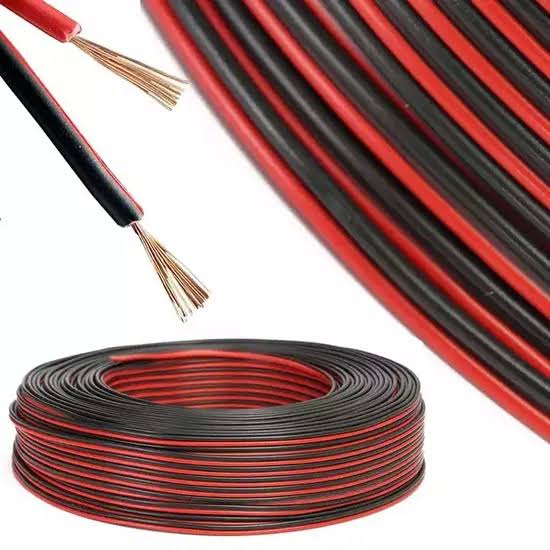 FMM PVC INSULATED SPEAKER WIRE 2X1.0MM 80Y - RED/BLACK