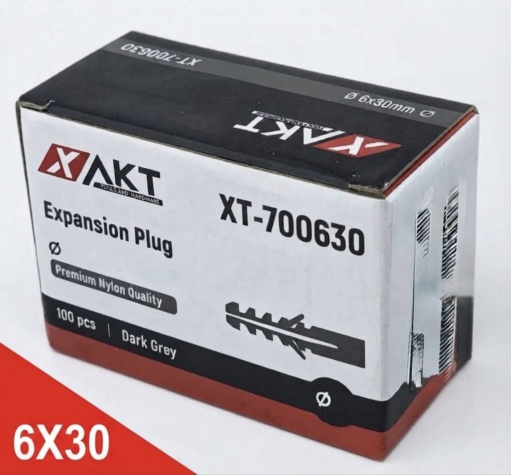 XAKT EXPANSION PLUG 6X30 W-OUT HEAD-CHINA