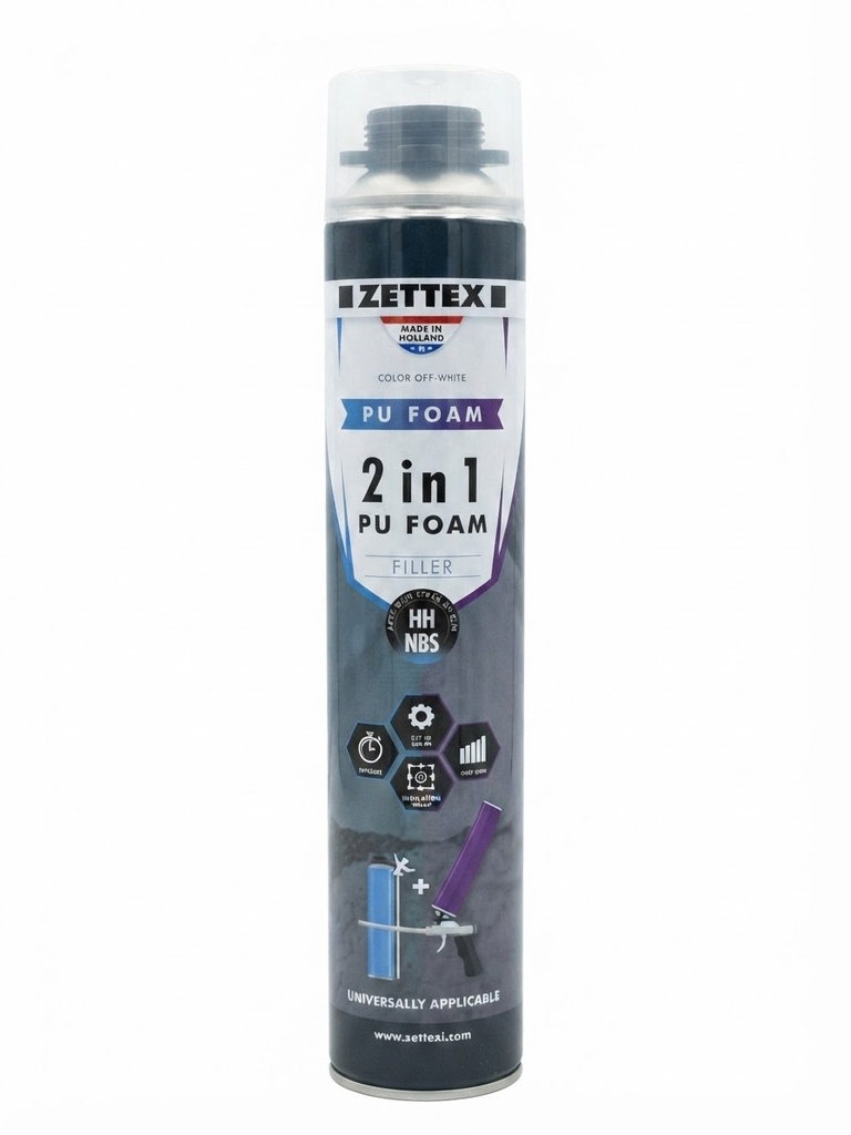 ZETTEX PU FOAM 2 IN 1 750ML - BIG - HOLLAND