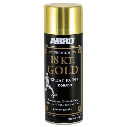 [بوية بخاخ ابرو ذهبي بريميوم]  ABRO SPRAY GOLD PREMIUM PAINT 18K 