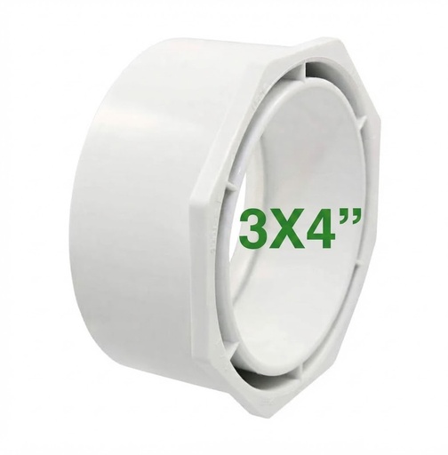 [ AGM BUSHING UPVC 4"X3" SCH 40 ]  AGM BUSHING UPVC 4"X3" SCH 40 