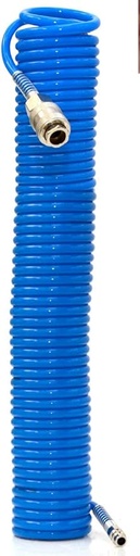[خرطوم هواء حلزوني أزرق 10 متر -  : XUYANG]  AIR HOSE SPIRAL BLUE 10MTR - BH=M/XUYANG/STEEL TOOLS 