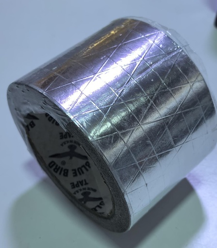[ شريط لاصق ] BLUE BIRD ALUMINIUM TAPE 3''X15-20YD WITH ROPE - CLASSIC/DOLPHIN-KSA