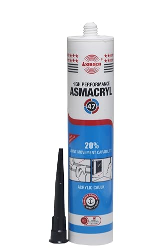 [ معجون ]  ASMACO ACRYLIC CAULK 47 WHITE COLOR - U.A.E 
