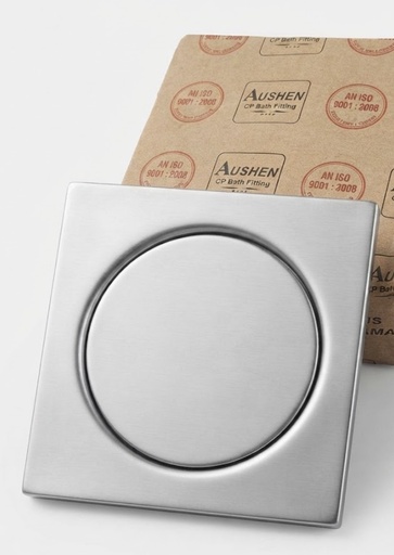 AUSHEN POP-UP PUSH UP STRAINER STAINLESS STEEL 15X15
