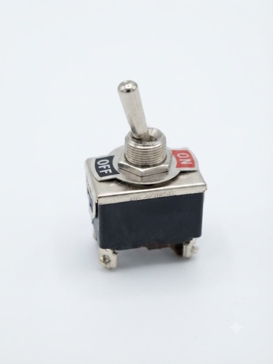 [ E-SG-1221 - مفتاح زر سويتش ]  AUTOMOTIVE TOGGLE SWITCH 4 WIRE ON/OFF 15A 250VAC - E-SG-122 