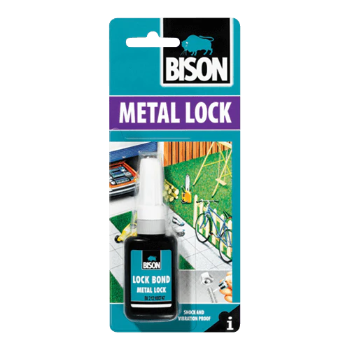 [صمغ بيسون لتثبيت المعادن 10 مل - هولندا]  BISON METAL LOCK GLUE 10ML -HOLLAND 