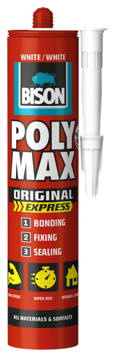  BISON POLY MAX HIGH TACK EXPRESS WHITE 440G - HOLLAND 