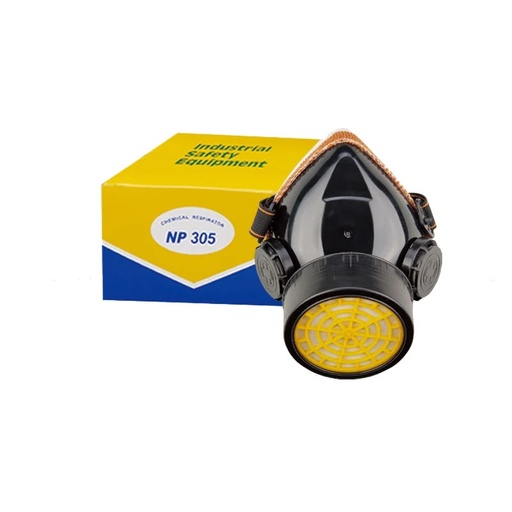 [ INDUSTRIAL  الامانEQUIPEMENT RESPIRATOR  مفرد مرشحMASK ]  BLUE EAGLE INDUSTRIAL SAFETY EQUIPMENT FILTER MASK - NP305 