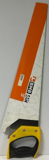 [ 1450-003 - منشار خشب ]  BMB HAND SAW 20" YELLOW/BLACK HANDLE - 1450-003 