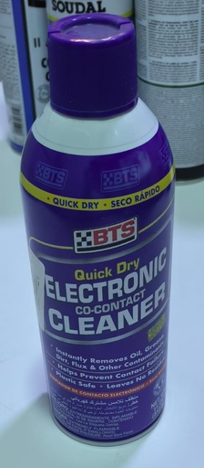 [ بخاخ تنظيف الكترونيات ]  BTS ELECTRONIC CO-CONTACT CLEANER 312G - USA 