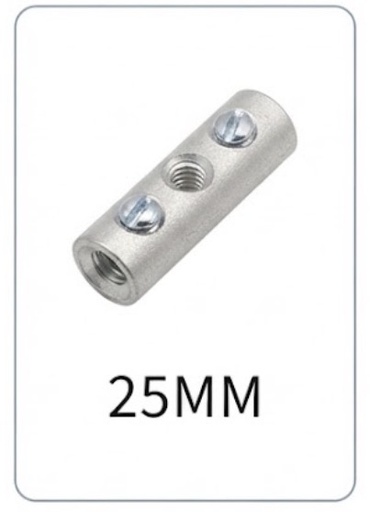 [  سلك موصل حديد برغي نوع25-35 -  هندي ]  CABLE CONNECTOR ALUMINIUM 25MM SCREW TYPE - INDIA 