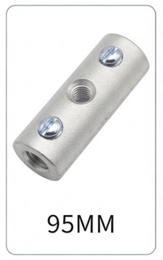 [  سلك موصل حديد برغي نوع95MM -  هندي ]  CABLE CONNECTOR ALUMINIUM 95MM SCREW TYPE - INDIA 