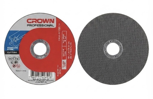 [ SC1222115 ] CROWN CUTTING DISC METAL 4.5" 115X1.0X22.23MM- SWITZERLAND/CADG-SC1022115