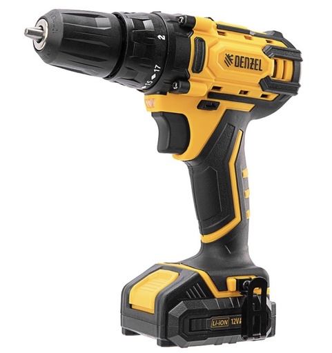 [ CDL-12-02BM ]  DENZEL BATTERY CORDLESS DRILL 12V - CDL-12-02BM 