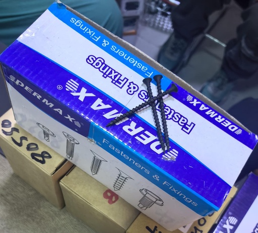 [ DRY  حائط برغيUNC 091-7X2-1/2" ]  DRYWALL SCREW COARSE BLACK 091-7X2-1/2" 