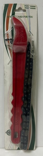 [ FILTER WRENCH F12" 300MM - DOUBLE ] BRIX/DUOGONGNNEG FILTER WRENCH REDF12"300MM DOUBLE CHAIN