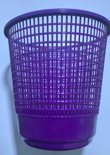 [  ]  DUSTBIN PLASTIC MESH MIX COLOR 