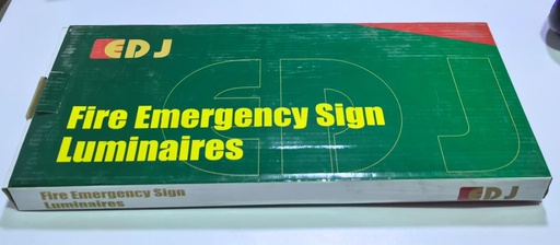 [ EXIT/TOILE BORD - لوح مخرج / حمام ]  EDJ FIRE EMERGENCY SIGN LUMINAIRES EXIT/TOILET 220-240v 