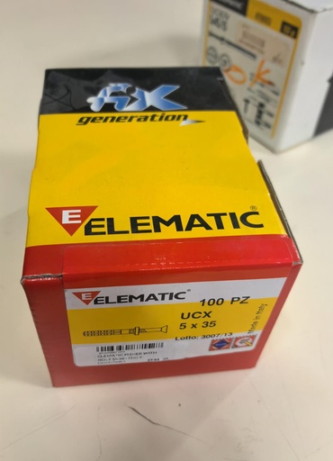 [ ELEMATIC FISHER  مع مزلاج 5X35 -  ايطالي ]  ELEMATIC FISHER WITH BOLT  5X36 - ITALY 